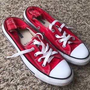 Red converse shoreline